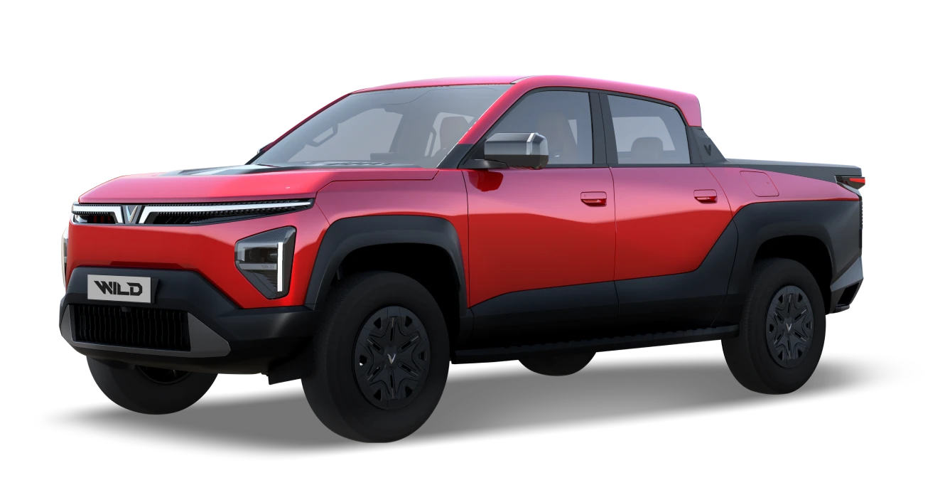 VinFast VF Wild màu đỏ Solar Ruby